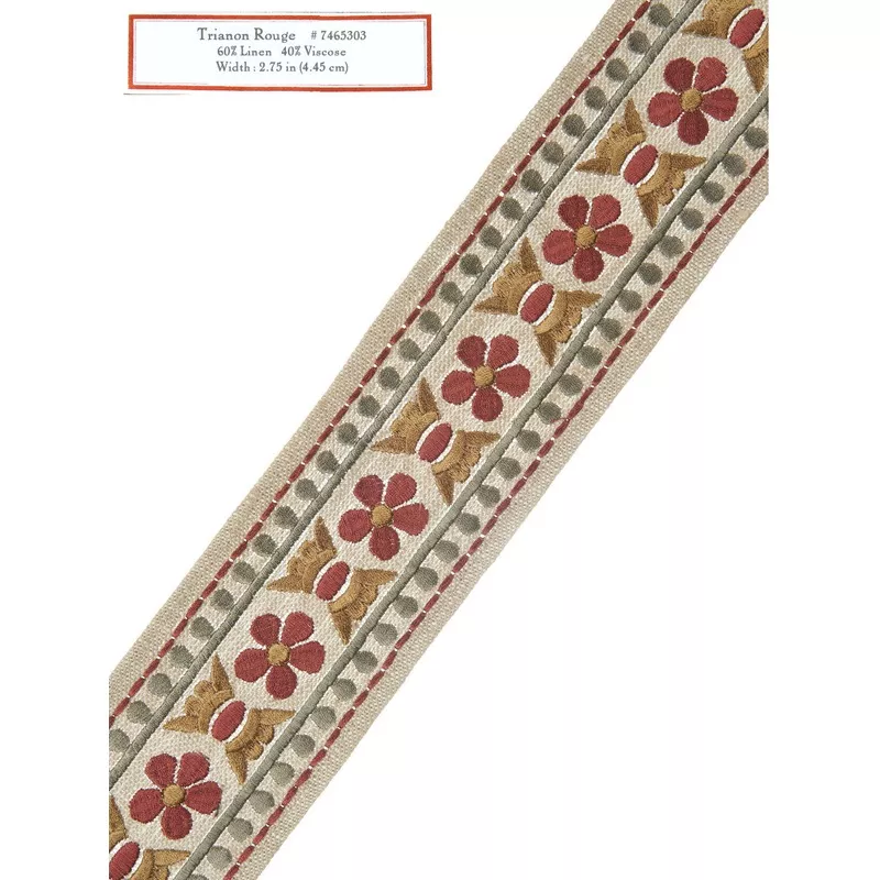 Home Decorative Trim – Trianon Rouge