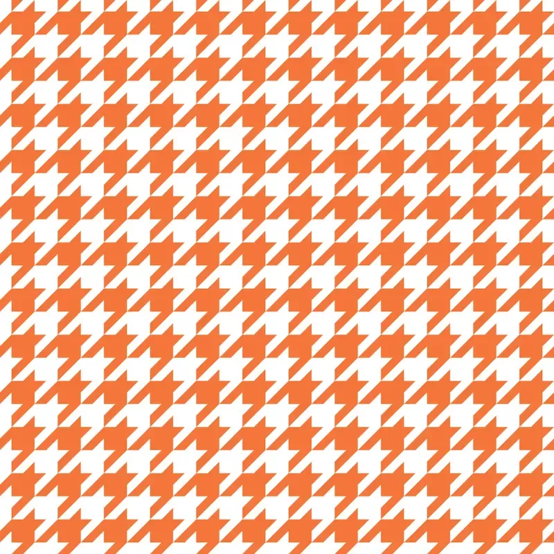 houndstooth-fabric-pumpkin Houndstooth Fabric – Pumpkin