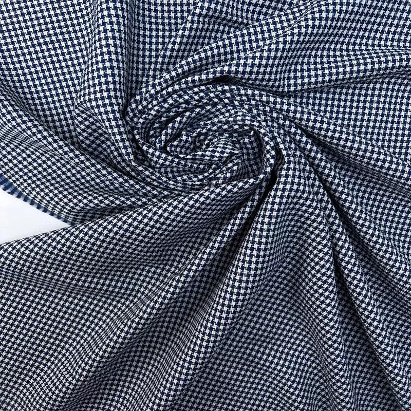 Houndstooth Tweed Polyamid Fabric