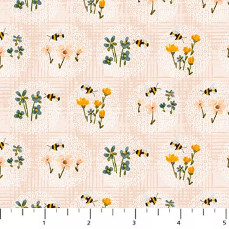 Humblebee – Field Bees – Pink Fabric