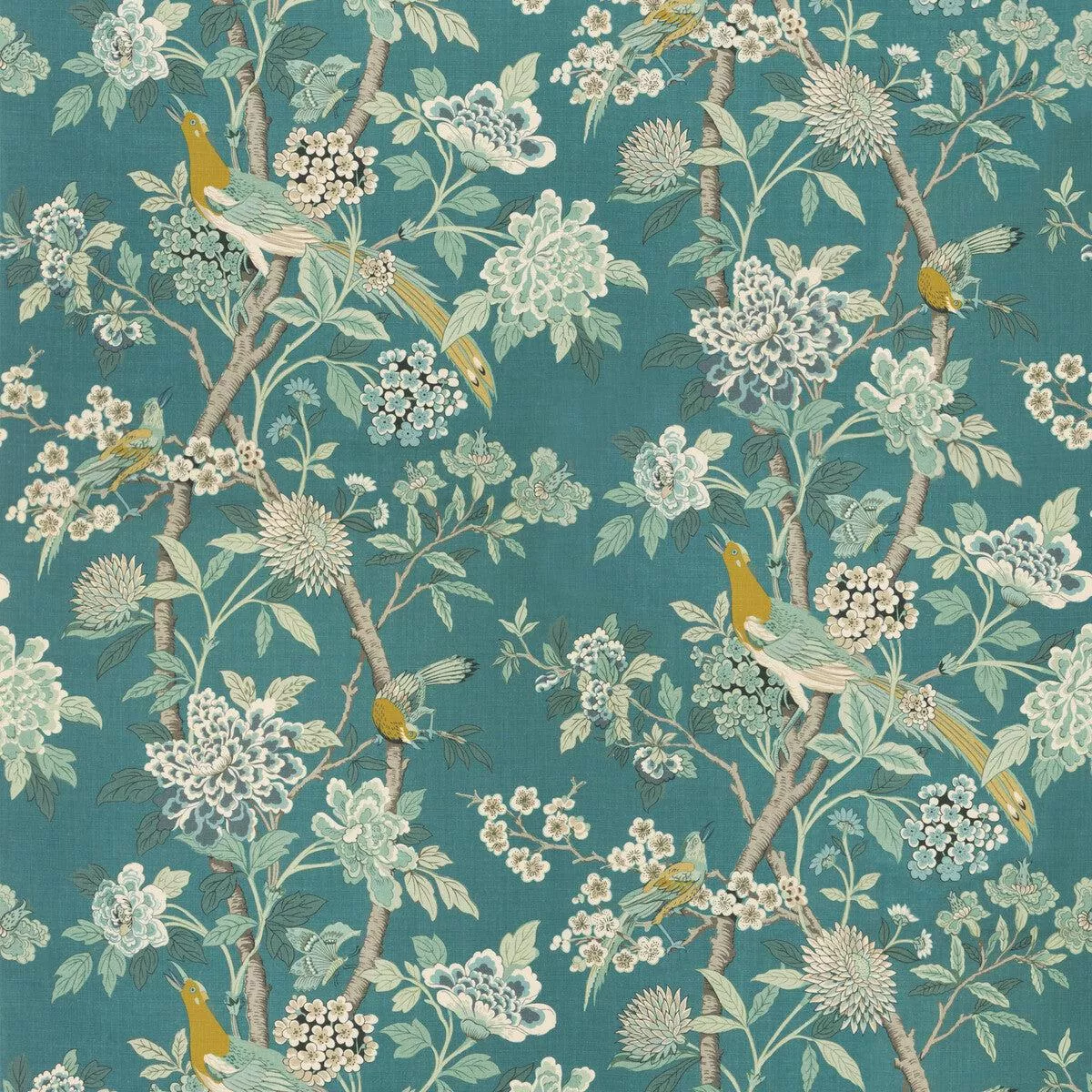 Hydrangea Bird (Archive)-Teal
