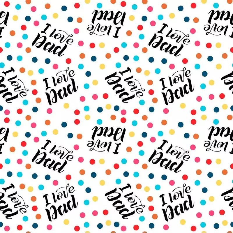 i-love-dad-font-fabric-white I Love Dad Font Fabric – White