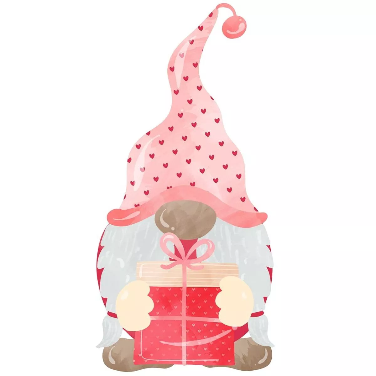 i-love-you-gnomes-1-fabric-panel I Love You Gnomes 1 Fabric Panel