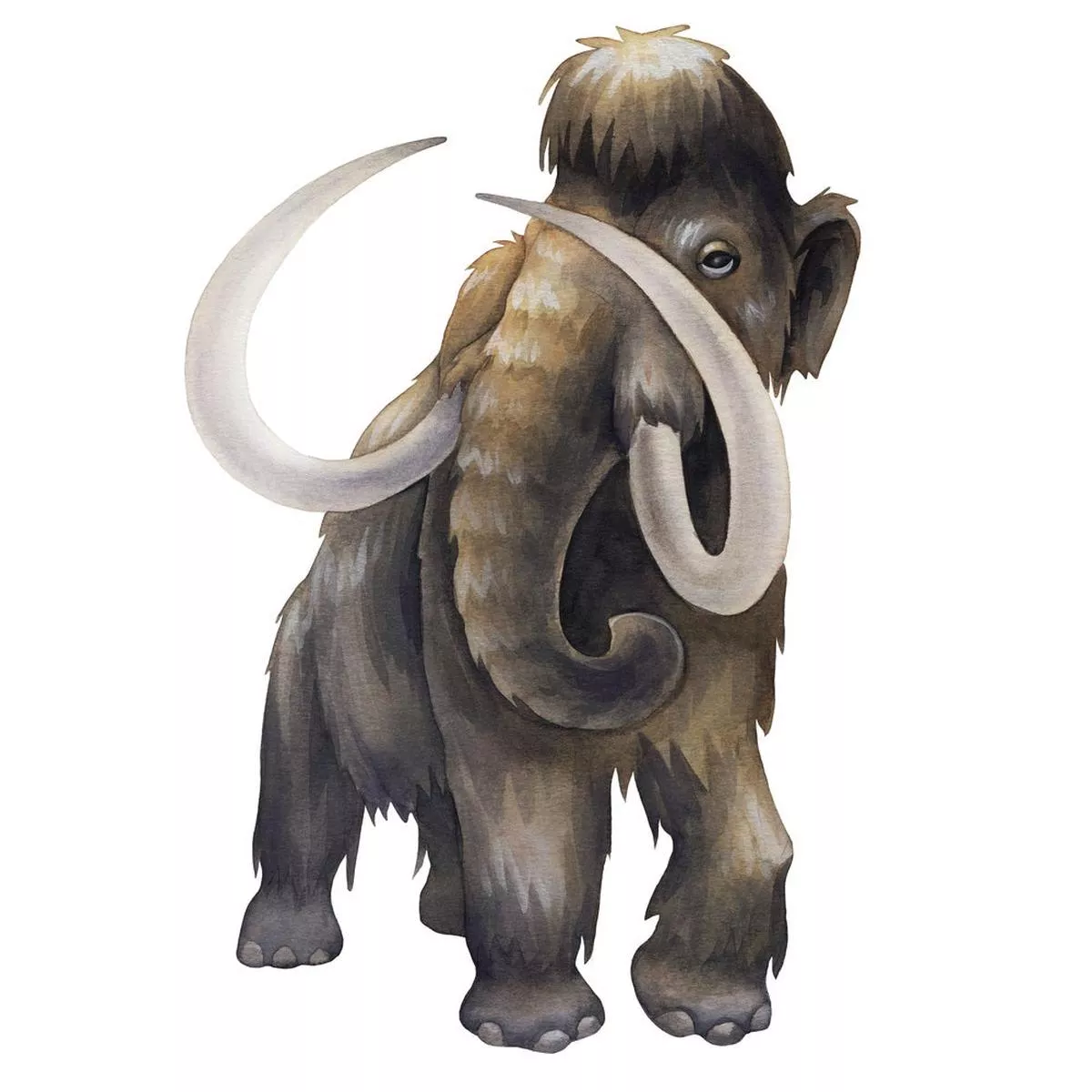 ice-age-mammoth-front-view-fabric-panel Ice Age Mammoth Front View Fabric Panel