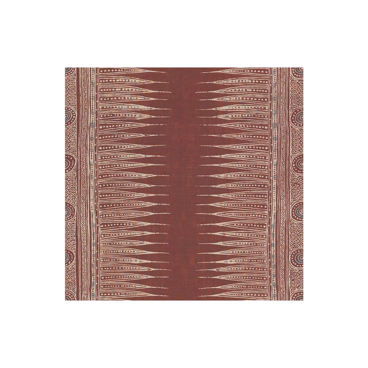 Indian Zag Paprika Fabric