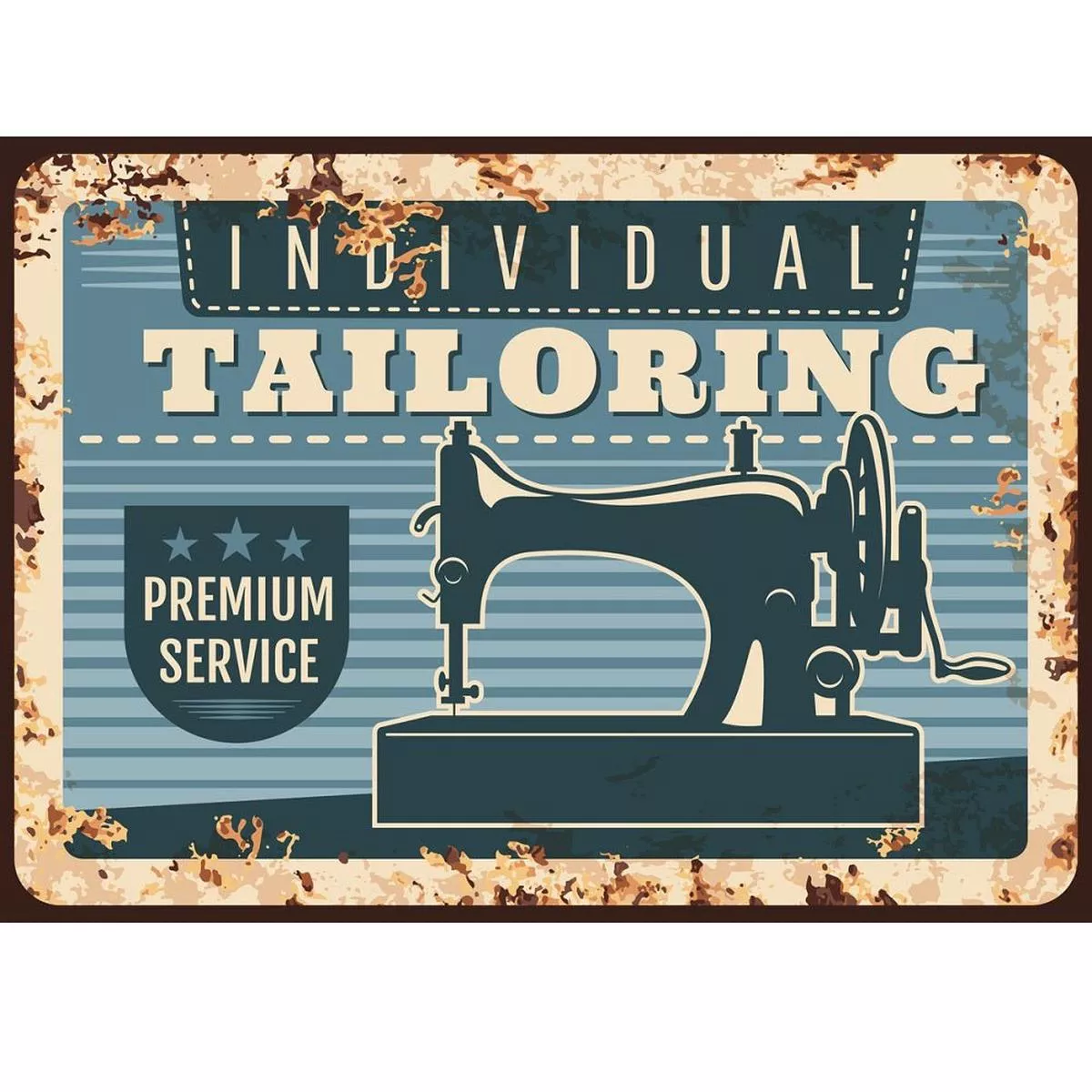 individual-tailoring-retro-sign-fabric-panel Individual Tailoring Retro Sign Fabric Panel