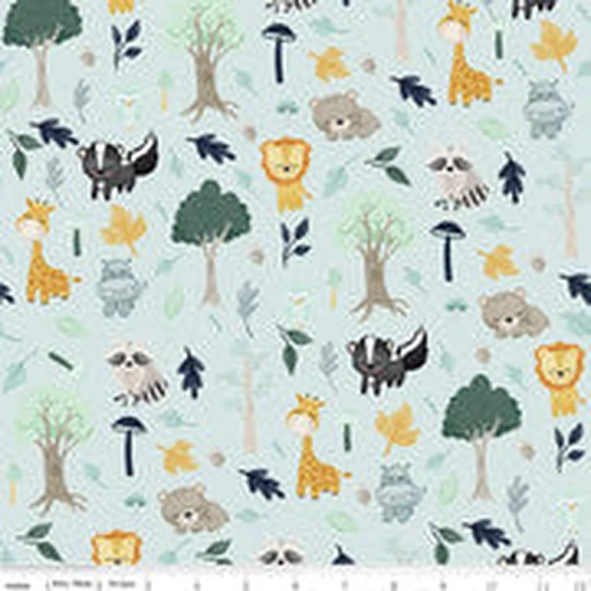 it-s-boy-flannel-baby-animals-aqua It’s a Boy Flannel-Baby Animals Aqua