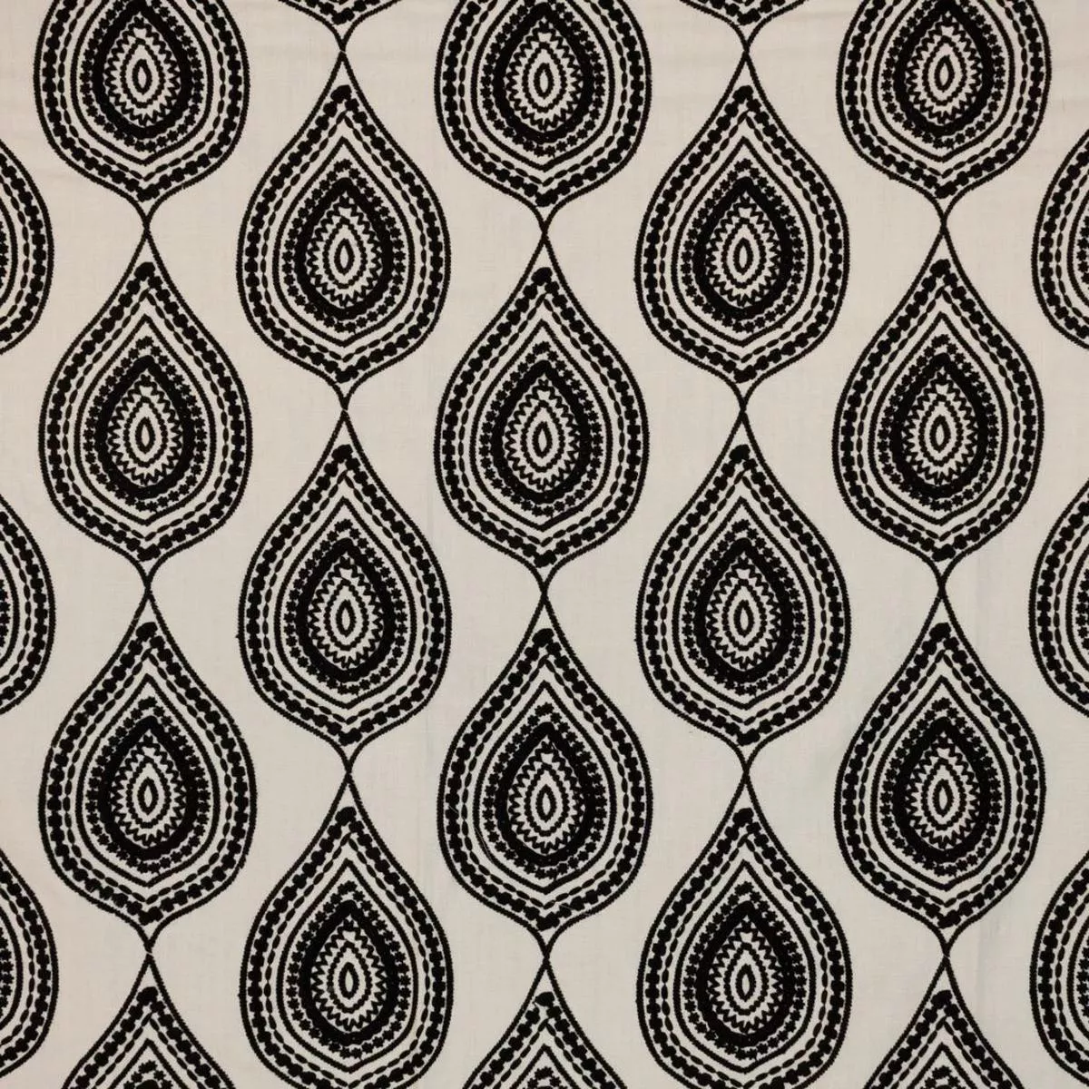 Jambi Paisley -Onyx RM Coco Fabric