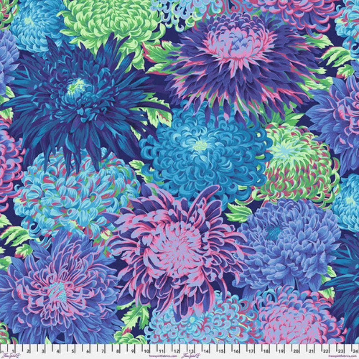 japanese-chrysanthemum-blue-by-philip-jacobs Japanese Chrysanthemum Blue by Philip Jacobs