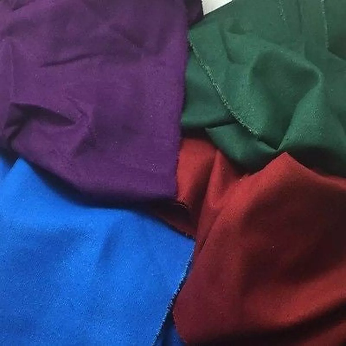 Jewel Tones Sample Set – Silk Noil 1/4 Yard x 45″ Each