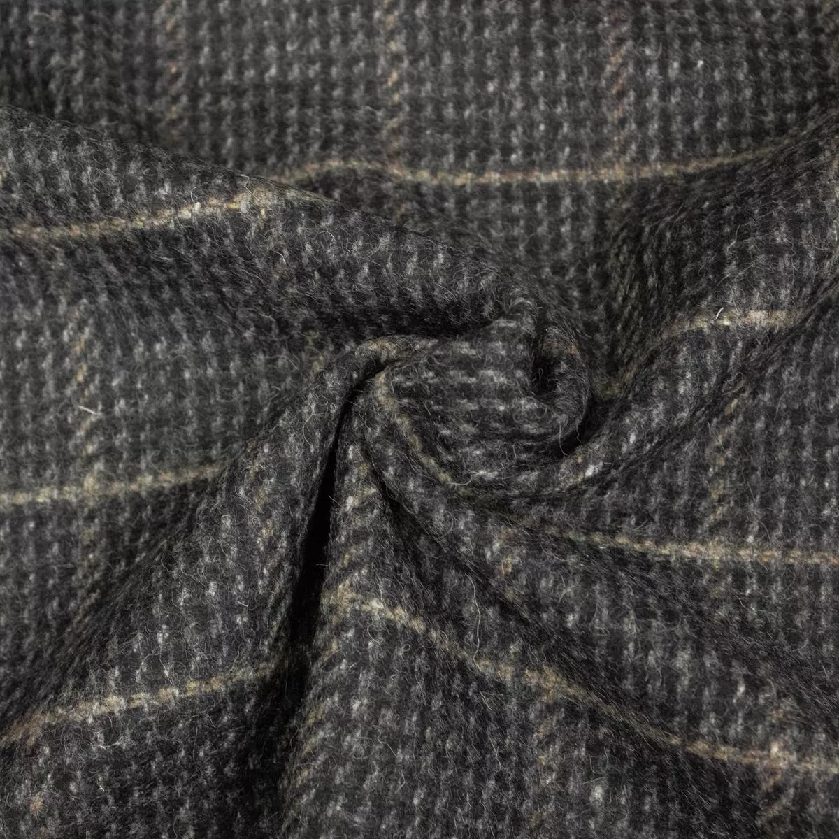 joe-grey-check-wool-blend-fabric-online-exclusive Joe Grey Check Wool Blend Fabric – ONLINE EXCLUSIVE –