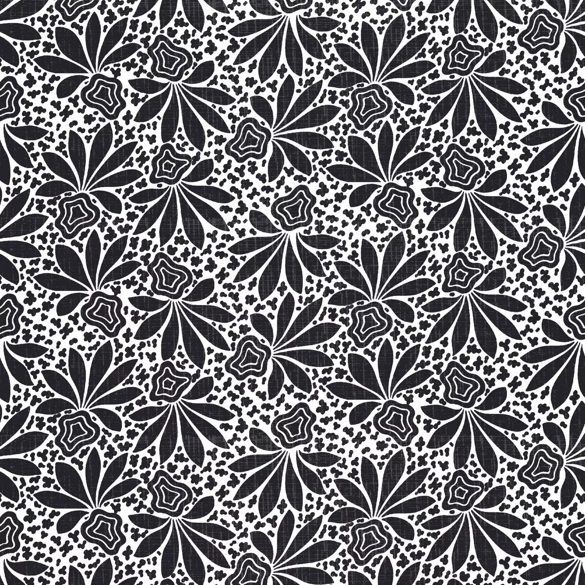Jungle Bloom – Global Monochrome Fabric