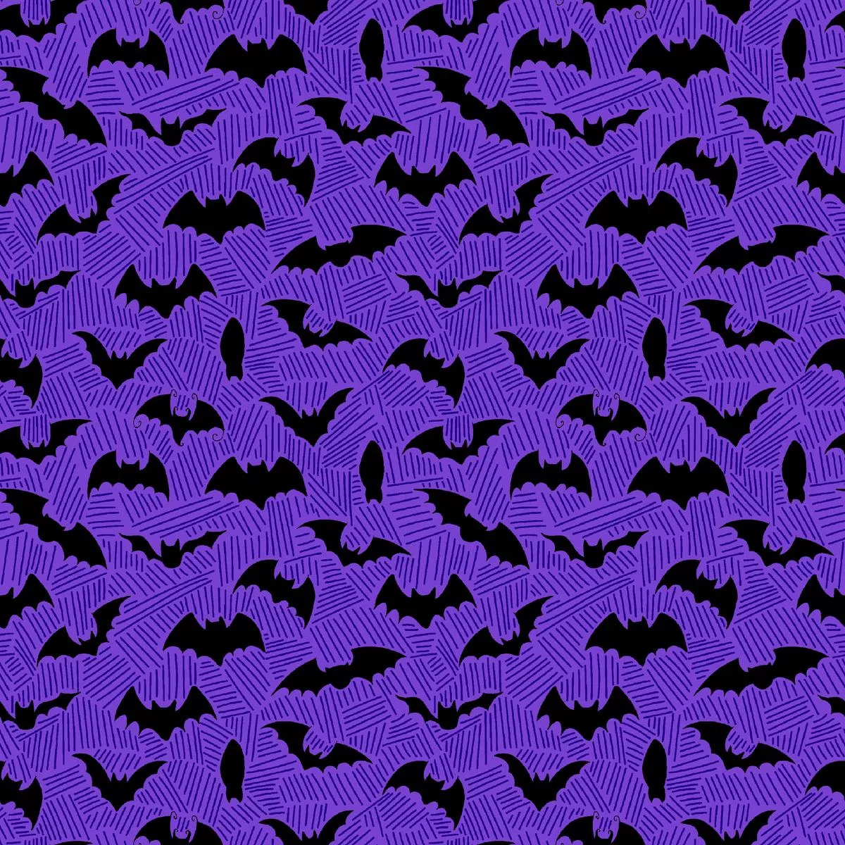 Kate Ward Thacker – Bat Cave – Purple Fabric