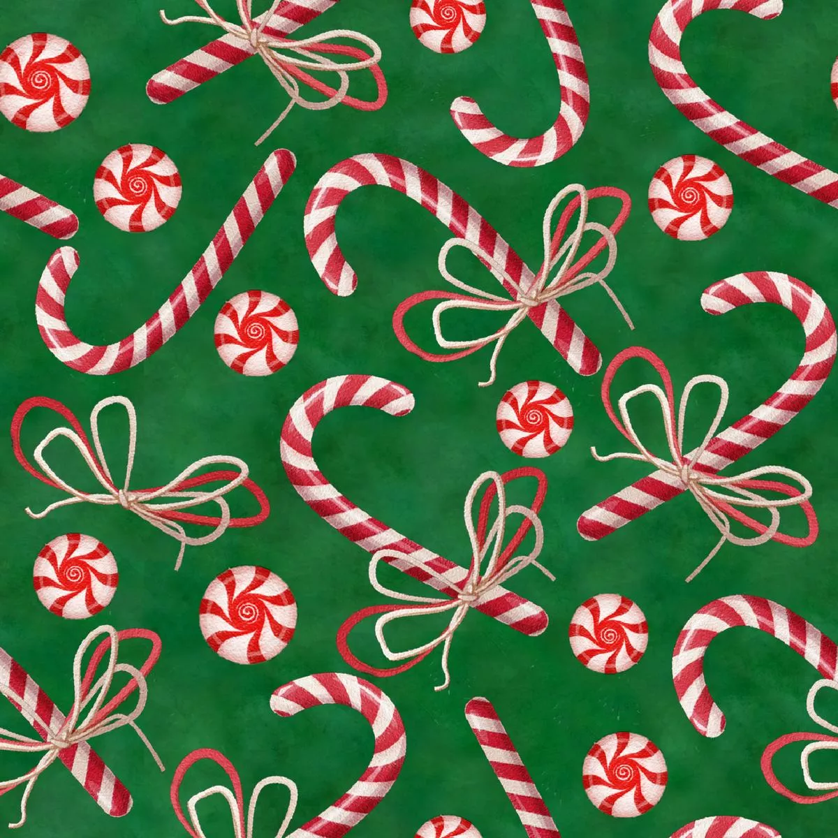 Kate Ward Thacker – Peppermint Paradise – Candy Cane Fabric
