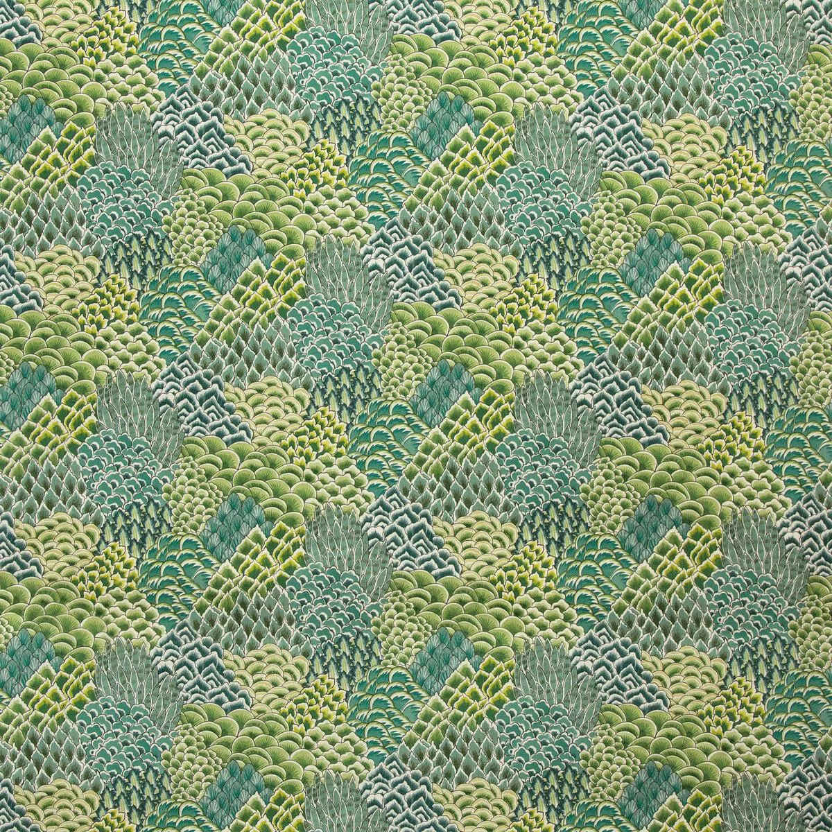 Katibi Print Leaf Fabric