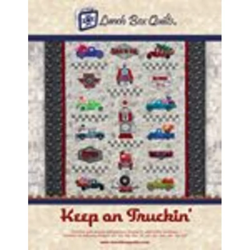 Keep on Truckin’ Applique Machine Embroidery