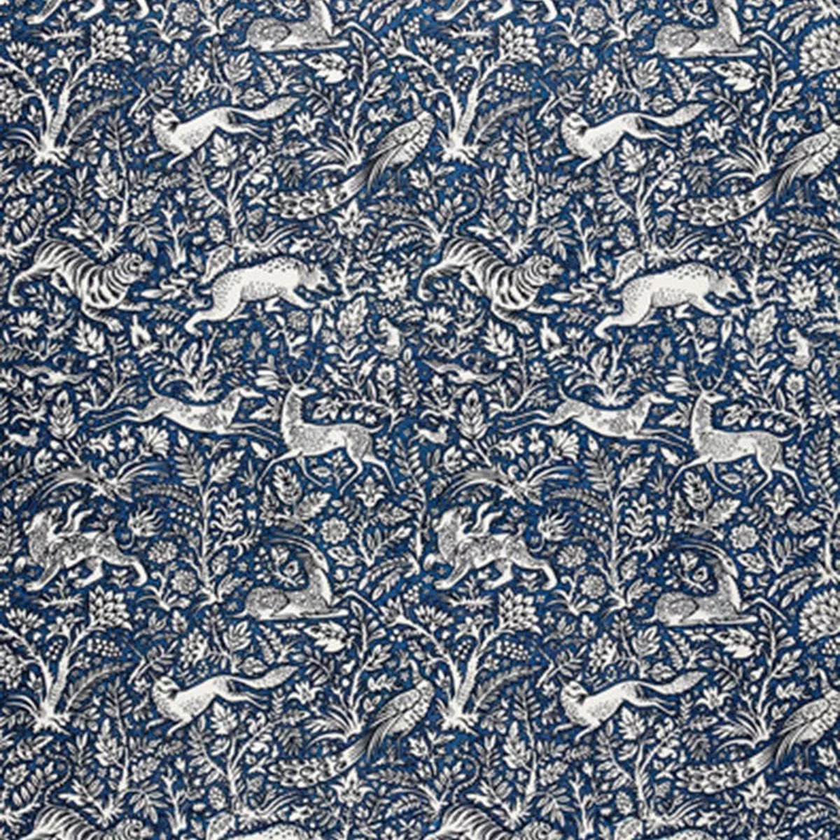Khans Park Navy Fabric