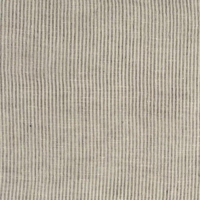 KHLIN 318 Charcoal striped linen