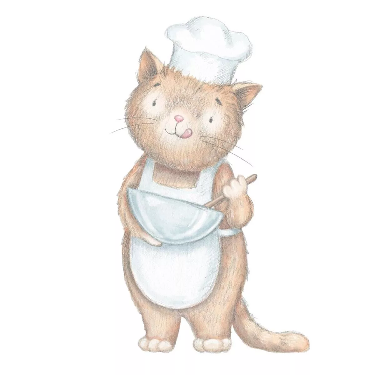 kitten-cooking-in-kitchen-fabric-panel Kitten Cooking in The Kitchen Fabric Panel