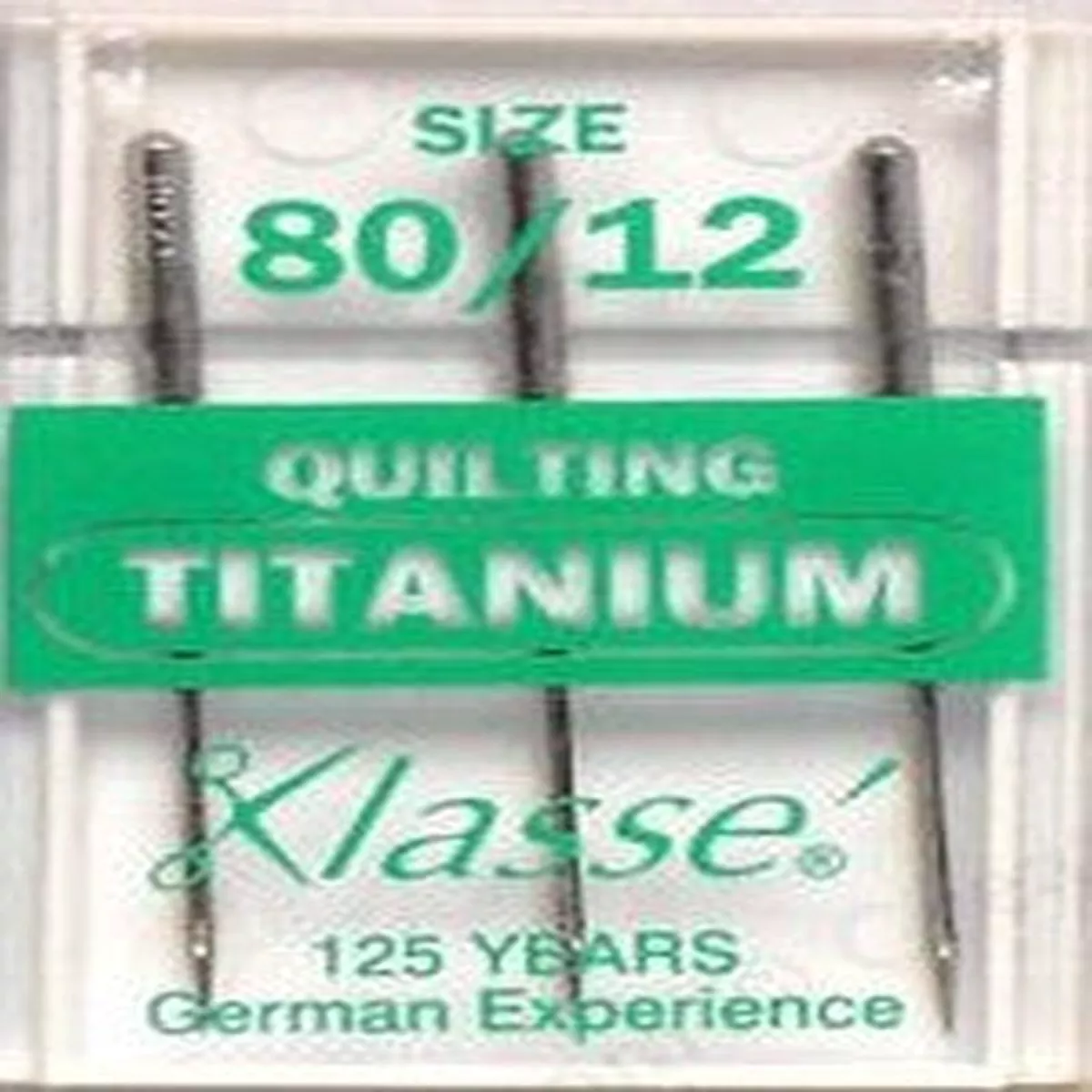 Klasse Size 8012 Titanium Quilting Machine Needles