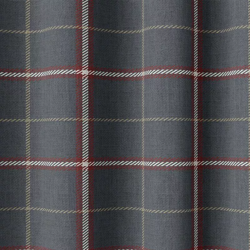 knight-fossil-fabric-by-metre-slate-grey-red ‘Knight Fossil’ Fabric by the Metre (Slate Grey/ Red)