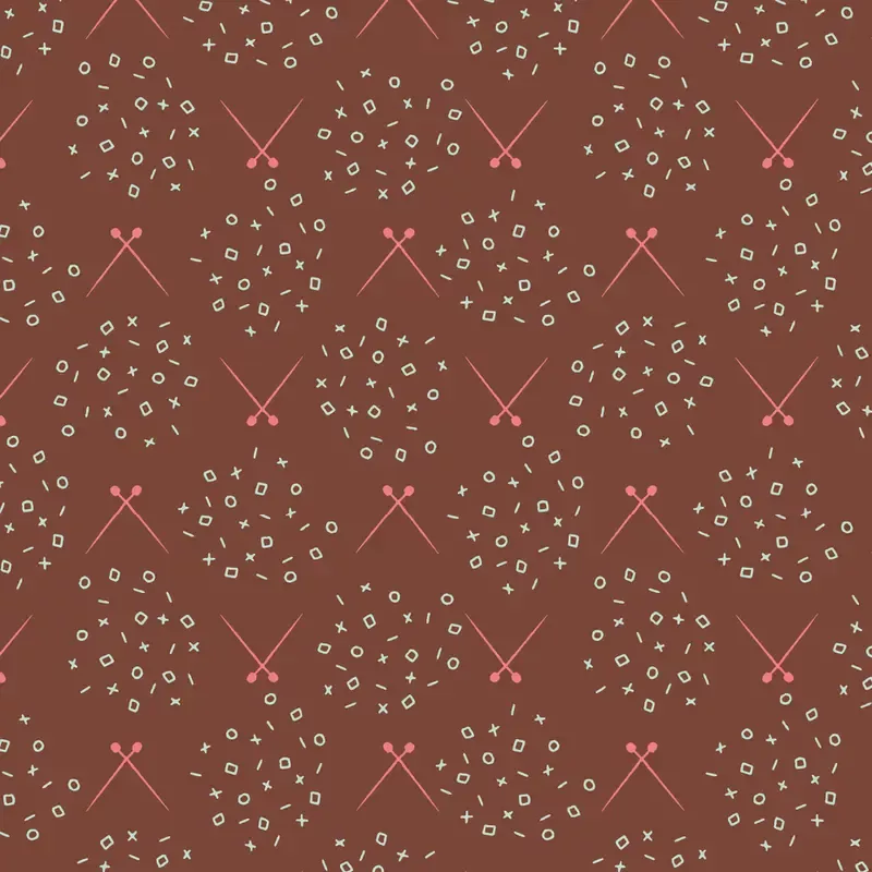 knitting-needle-stitching-fabric-brown Knitting Needle Stitching Fabric – Brown