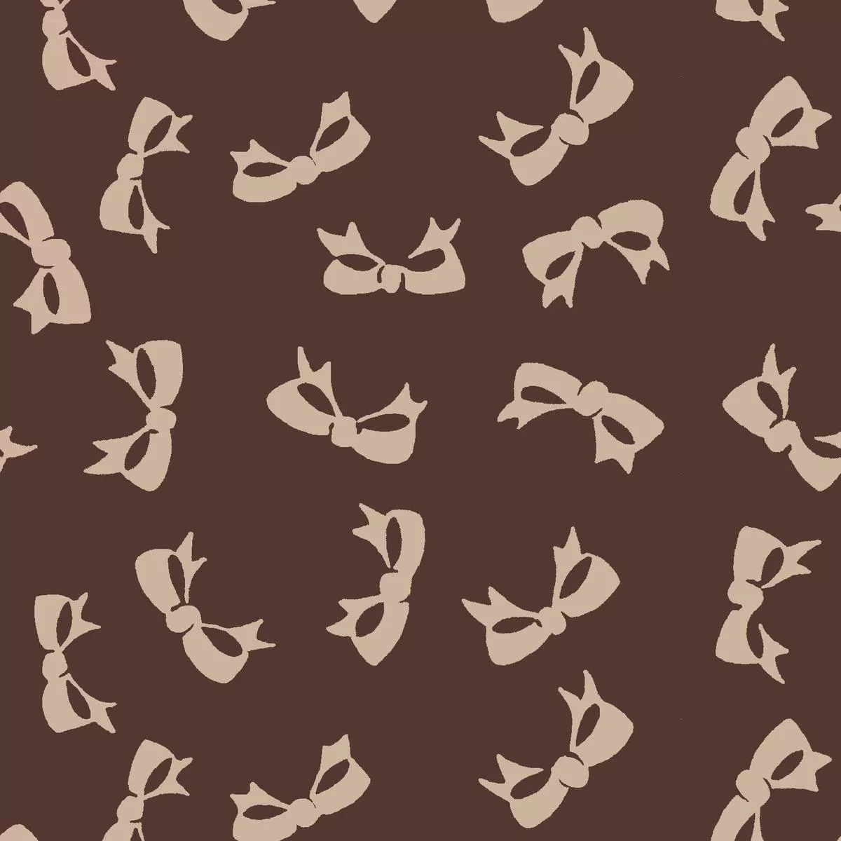 Lainie Bow in Cocoa Fabric