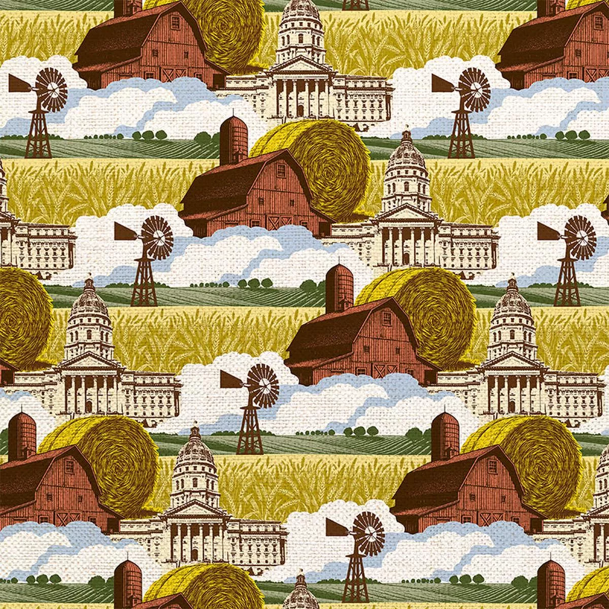 Landmarks – Kansas – Organic Canvas