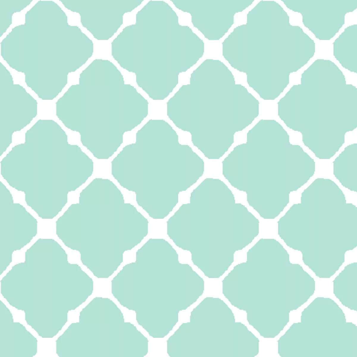 Lattice Weave on Mint Fabric