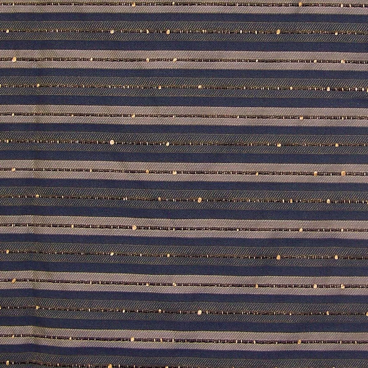 Laureate Blue Note Ribbed Herringbone Stripe Upholstery Fabric