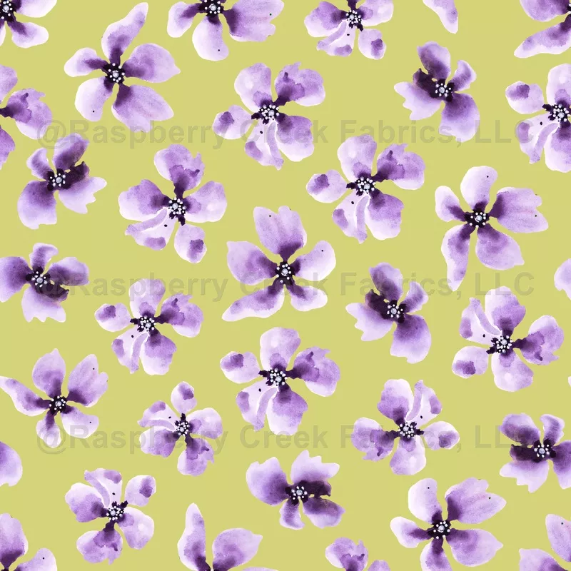 lavender-blooms-on-avocado-cream Lavender Blooms on Avocado Cream