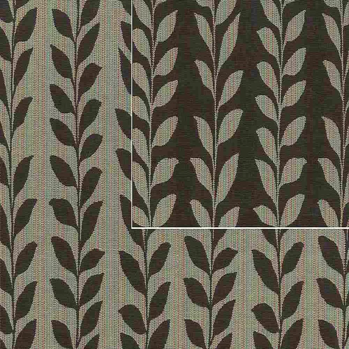 leaf-doublecloth-chocolate-robin8217s-egg-laura-kiran-fabric Leaf Doublecloth Chocolate Robin8217s Egg Laura Kiran Fabric