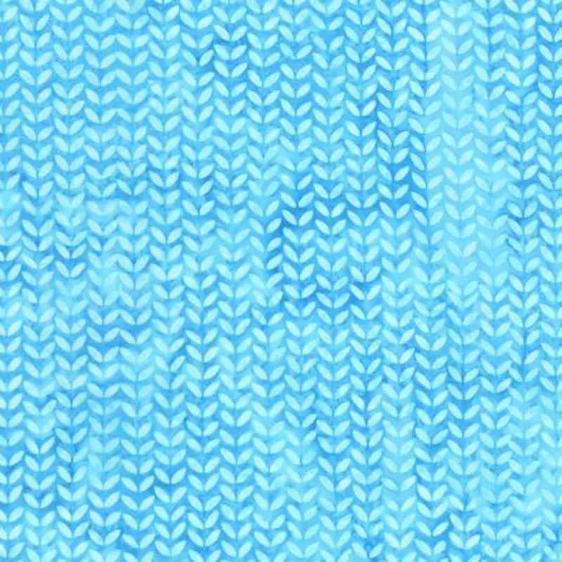Leaves Turquoise Fabric