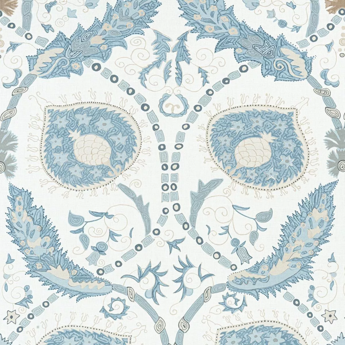 Lewis Spa Blue Fabric