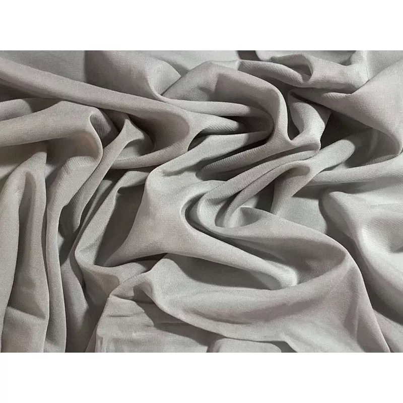 Light Gray– 8mm Silk Chiffon Fabric