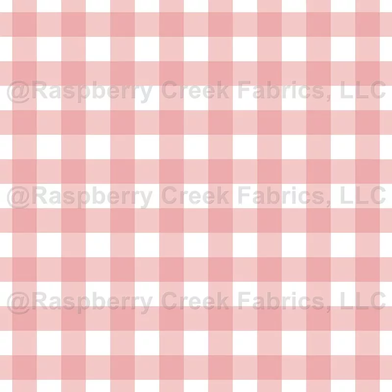 Light Salmon Pink Simple Plaid – small