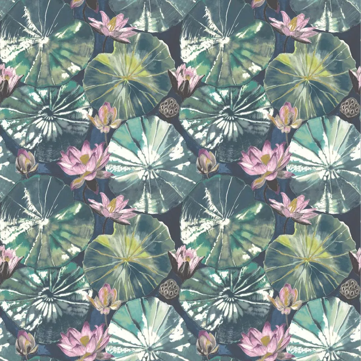 Lily pad – Midnight | Quantity (Metres)