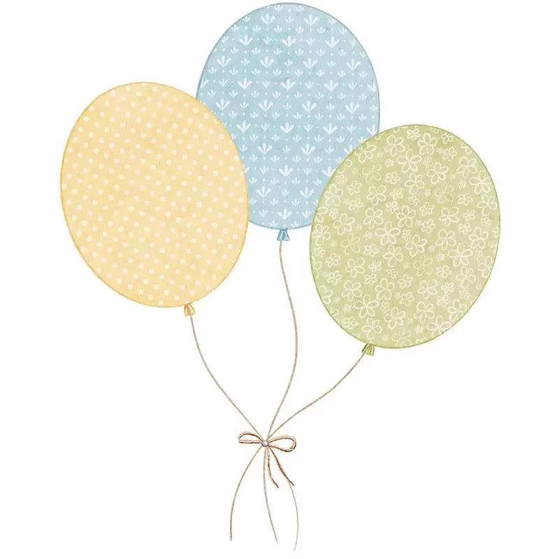 Little Critters It’s a Party! Balloon Bundle #2 Fabric Panel
