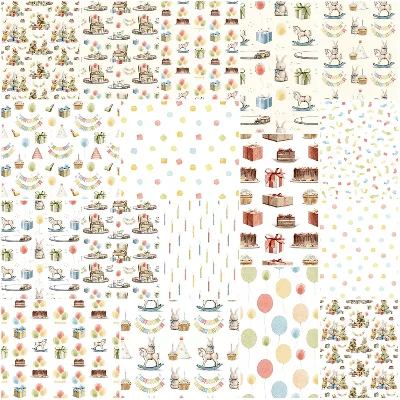 Little Critters It’s a Party! Fat Eighth Bundle – 17 Pieces