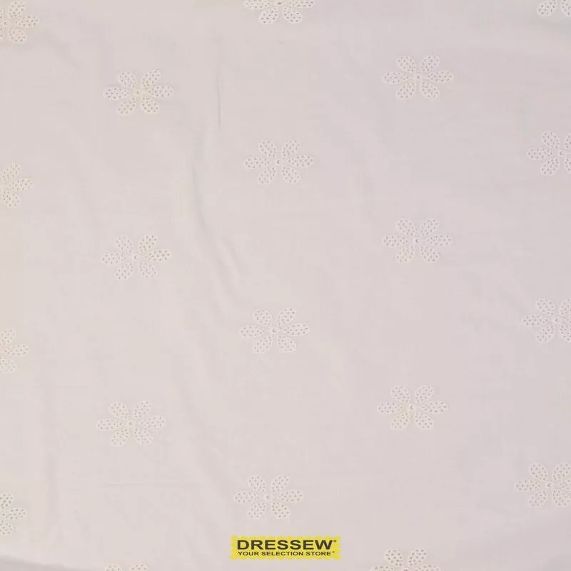 Lizzy Eyelet Off White