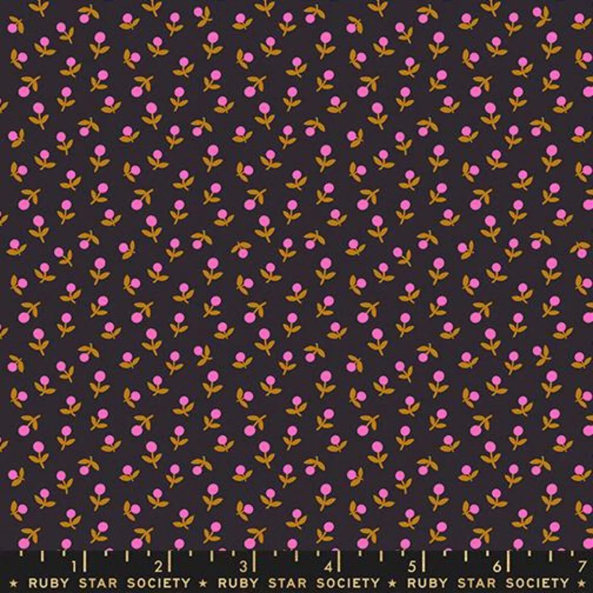 Lollipop Flower Black by Ruby Star Society