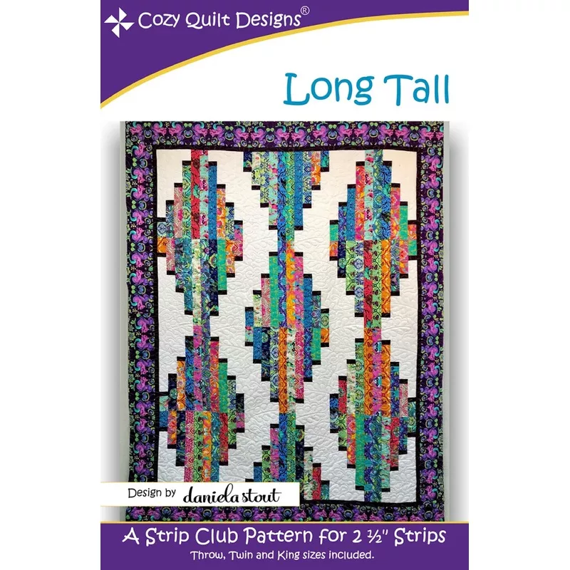 Long Tall Quilt Pattern by Cozy Quilt Designs