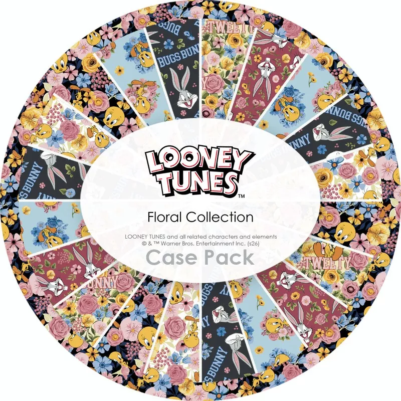 looney-tunes-floral-collection-super-stack-case-pack-90-yards-multi Looney Tunes Floral Collection Super Stack Case Pack (90 Yards) Multi