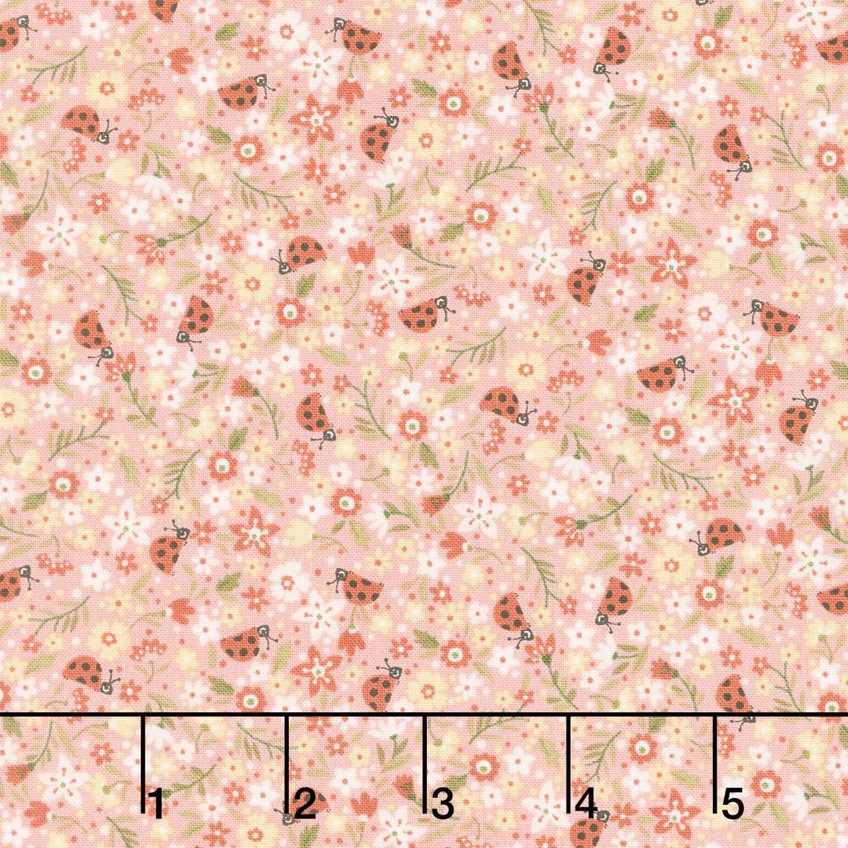 love-bugs-calico-pink-yardage Love Bugs – Calico Pink Yardage