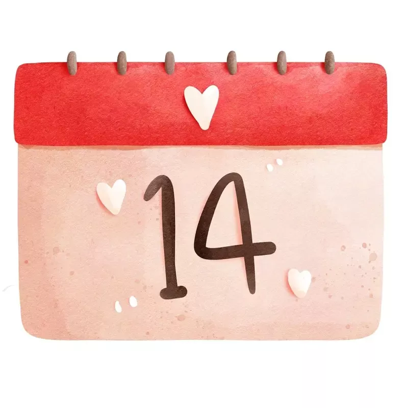 love-day-calendar-fabric-panel Love Day Calendar Fabric Panel