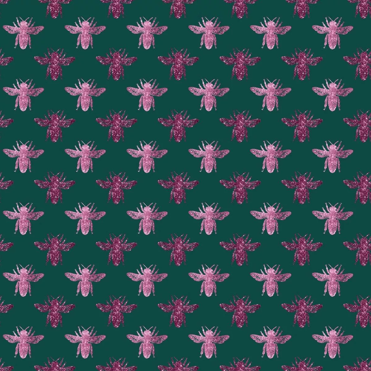 Lovely Bee Pattern 4 Quilting Cotton Fabric