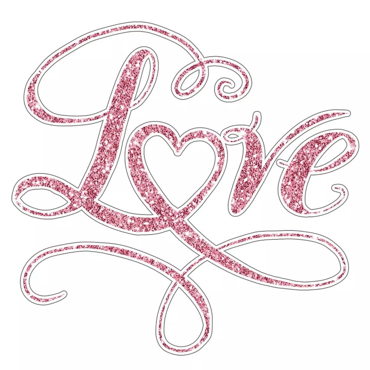 loving-hearts-font-fabric-panel Loving Hearts Font Fabric Panel