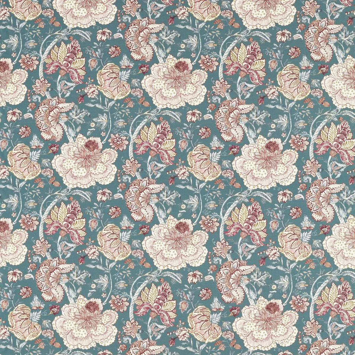 lucienne-teal-fabric Lucienne Teal Fabric