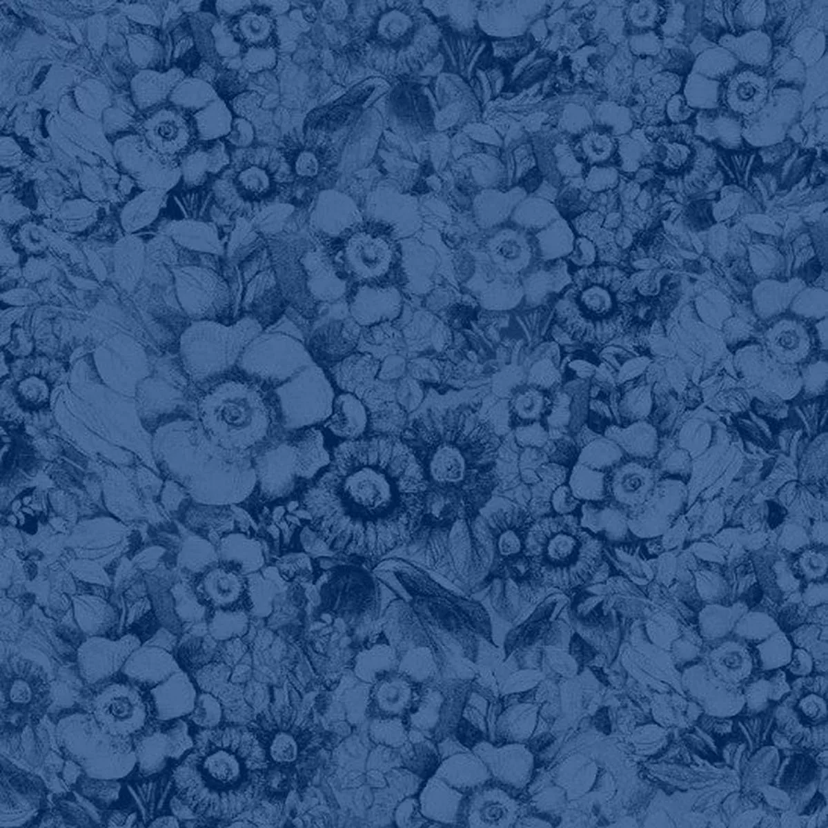 Lumin – Patchwork Picnic W105-015-557 Navy – Packed Floral