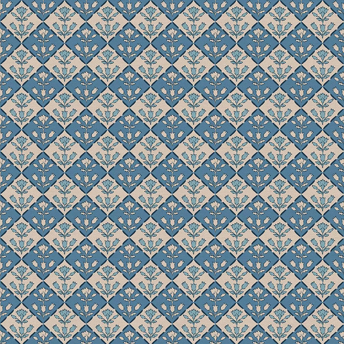 Lush Lattice – Blue – Quilting Cotton